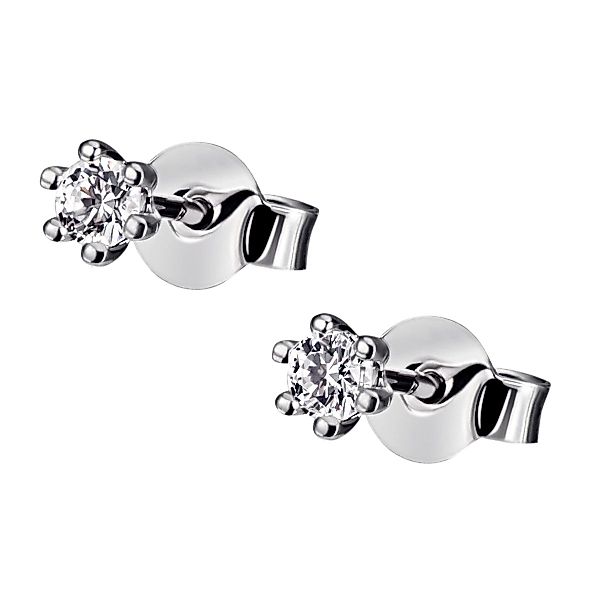 Reflexion Diamonds Ohrstecker-Set Solitär 585/-Weiß- oder günstig online kaufen