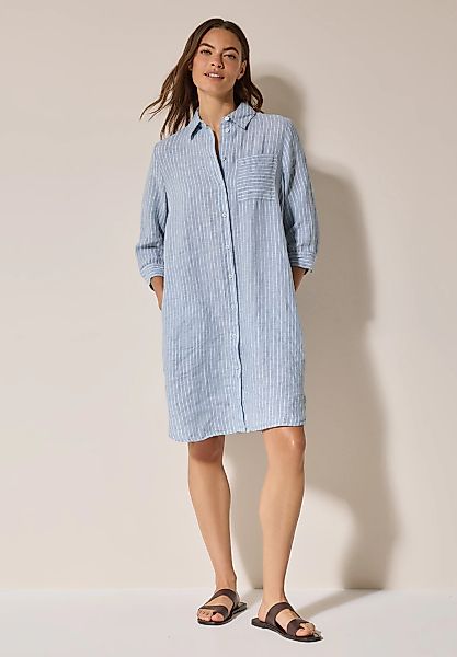 Cecil Blusenkleid Brusttasche mit 3/4-Arm und im Streifen-Look günstig online kaufen