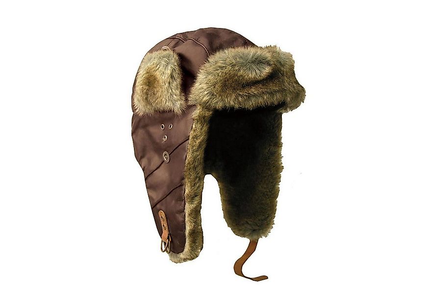 Outbacker Ohrenmütze Flieger Winter-Mütze, Warme Pilotenmütze mit Kunstfell günstig online kaufen