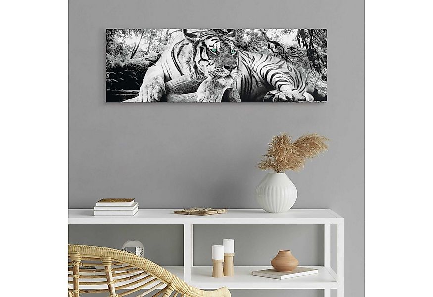 Home affaire Deco-Panel Tiger guckt dich an günstig online kaufen
