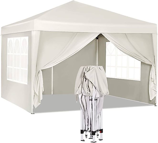 Woltu Faltpavillon, mit 4 Seitenteilen, aus günstig online kaufen