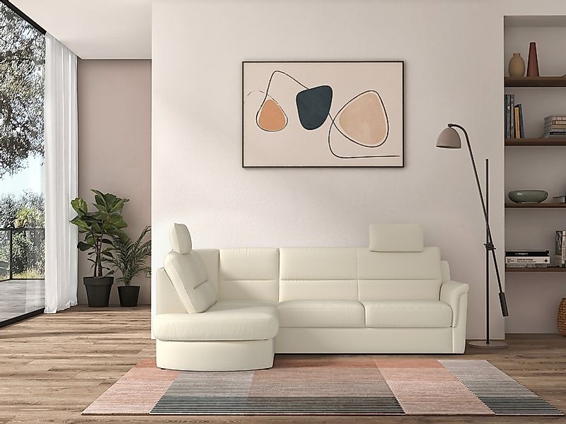 sit&more Ecksofa »Panini L-Form«, wahlweise mit Bettfunktion und Bettkasten günstig online kaufen