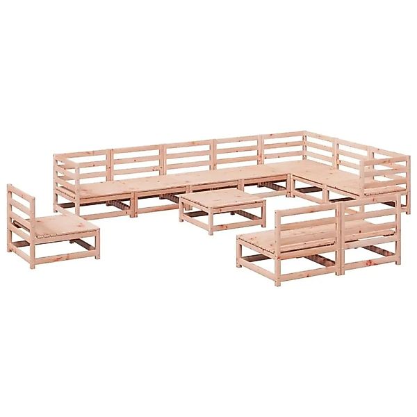 vidaXL 11-Tlg Garten-Sofagarnitur Massivholz Douglasie 3299487 günstig online kaufen