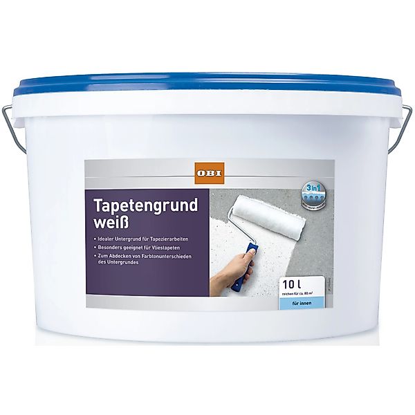 OBI Tapetengrund Weiß matt 10, günstig online kaufen