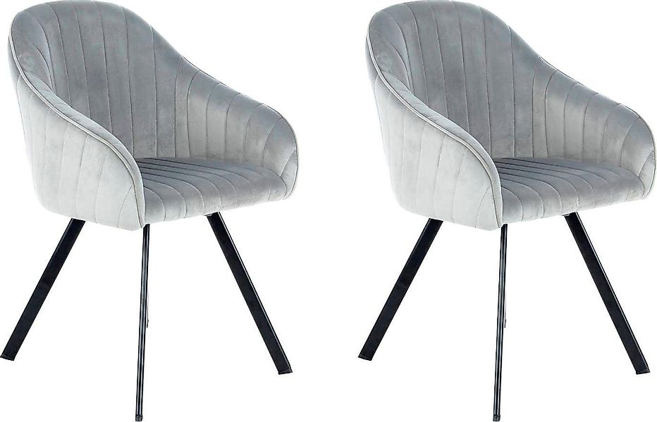 Kayoom Stuhl »Jodie 125 2er-Set, Sitzfläche mit Polsterung«, (Set), 2 St., günstig online kaufen