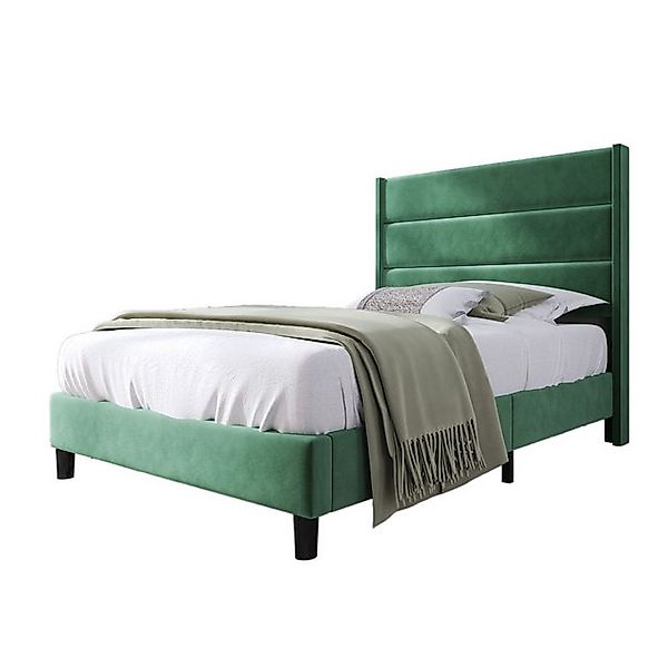 OKWISH Polsterbett Doppelbett (90 x 200 cm,ohne Matratze Bettgestell mit La günstig online kaufen