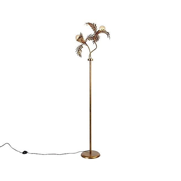 Qazqa Stehlampe Botanica, ohne Leuchtmittel, E27, günstig online kaufen