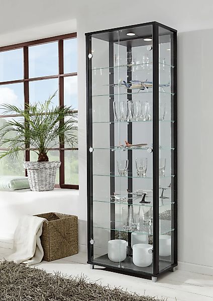 fif möbel Vitrine OPTIMA Standvitrine/Glasvitrine 2x Glastür,perfekt für Sa günstig online kaufen