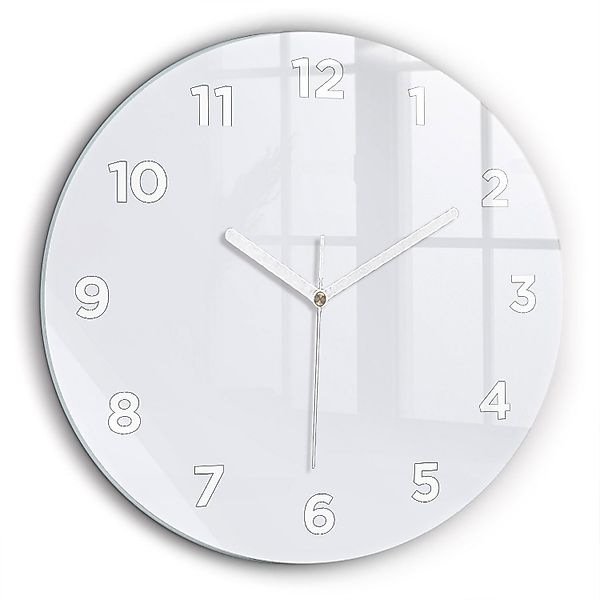 Tulup Wanduhr Modernistische Runde Glasuhr 60cm günstig online kaufen