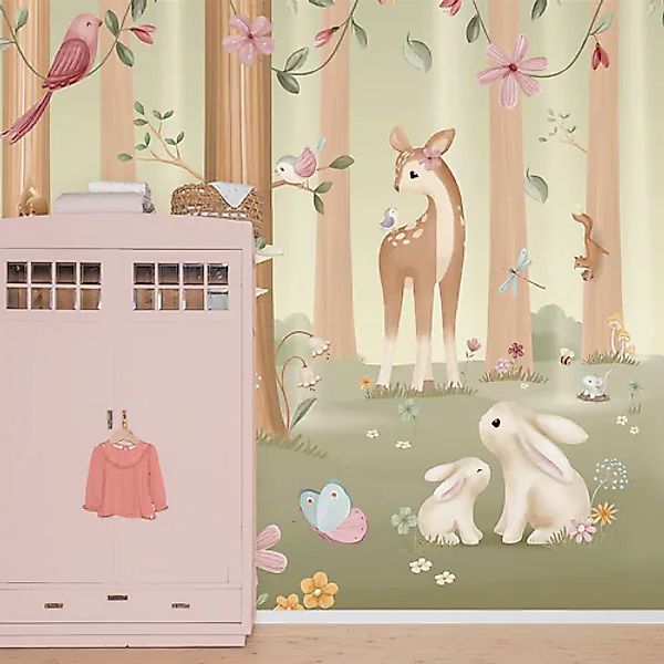 LITTLE DUTCH Vliestapete »Fairy Garden« neutral glatt 280x300cm (LxB) ca. 8 günstig online kaufen