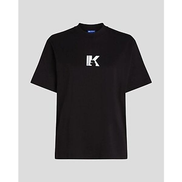 Karl Lagerfeld  T-Shirts & Poloshirts A1W17031 REG SS LOGO TEE günstig online kaufen