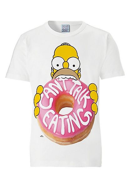 LOGOSHIRT T-Shirt Homer Simpson mit lustigem Frontdruck günstig online kaufen