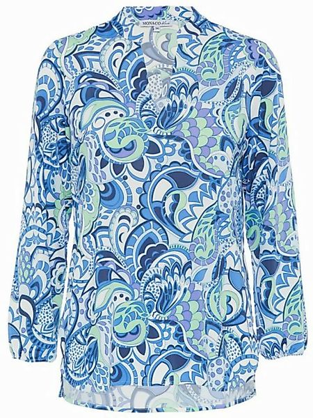 MONACO blue Blusenshirt Druckbluse figurumspielend mit Paisley Muster günstig online kaufen