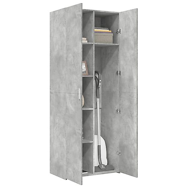 vidaXL Highboard Highboard Betongrau 70x42,5x185 cm günstig online kaufen
