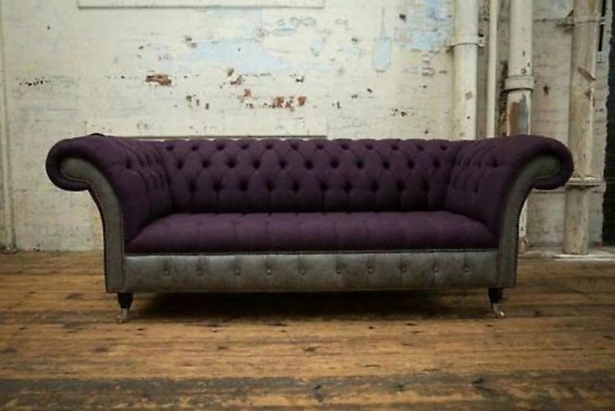 JVmoebel 3-Sitzer Lila Chesterfield Couch Sofa Polster 3 Sitzer Couchen Sit günstig online kaufen