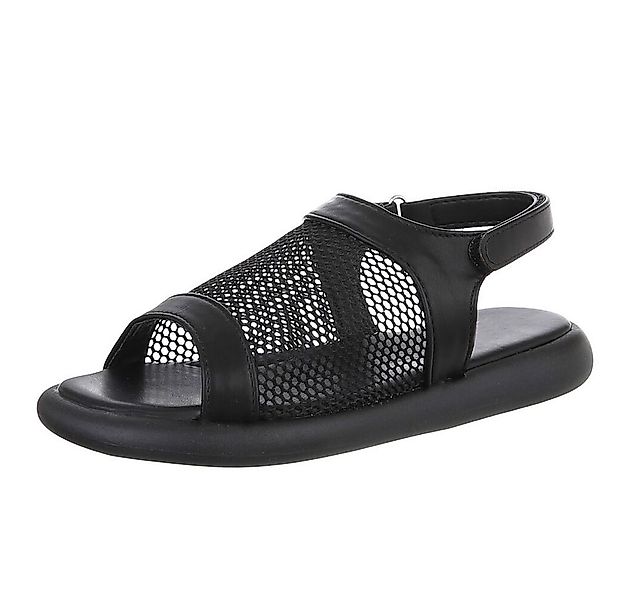 Ital-Design Modische Damen Sandalen mit Mesh-Oberfläche für den Sommer Riem günstig online kaufen
