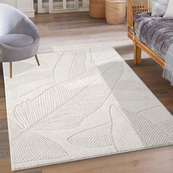 Carpet City Teppich "LOUNGE 0629" rechteckig 15 mm Höhe Kurzflor-Teppich Mo günstig online kaufen