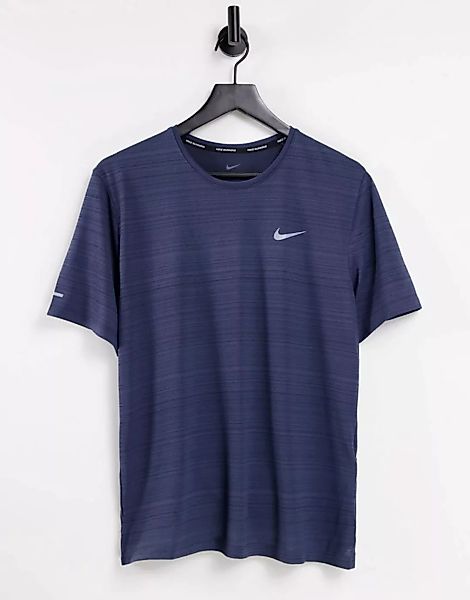 Nike Running – Miler – T-Shirt in Dunkelblau günstig online kaufen