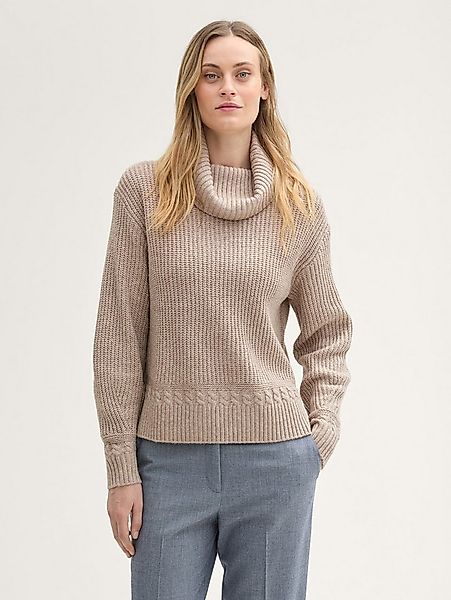 TOM TAILOR Strickpullover Strick Rollkragen Pullover günstig online kaufen