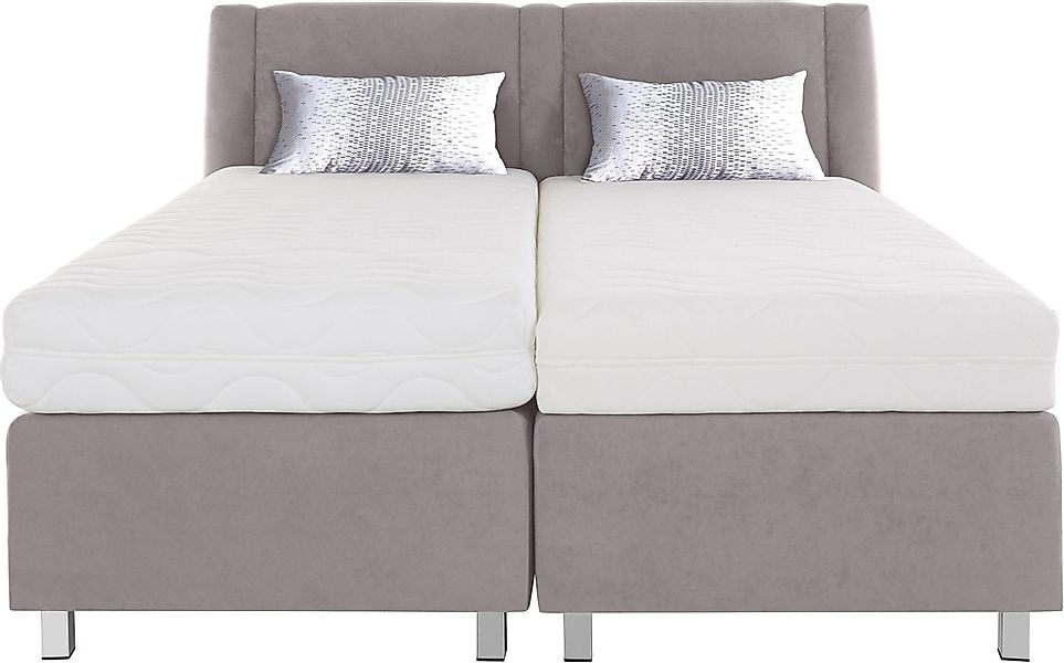 Westfalia Schlafkomfort Boxspringbett, wahlweise mit Kaltschaum-Topper, 2 M günstig online kaufen