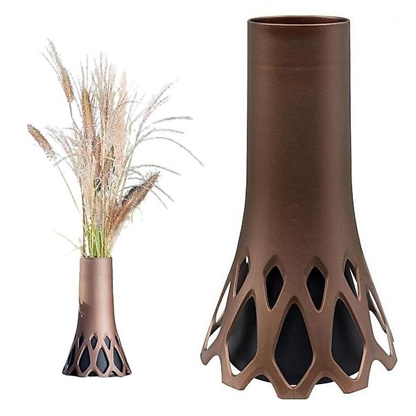GarPet Bodenvase Grabvase Roseta mit Sockel Gewicht Friedhof Vase Grabschmu günstig online kaufen