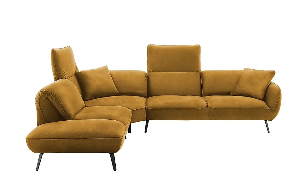 pop Ecksofa  Ventus ¦ gelb ¦ Maße (cm): B: 304 T: 246 Polstermöbel > Sofas günstig online kaufen