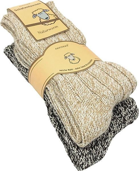 normani Thermosocken 2 Paar Norwegersocken aus Schafwolle (2 Paar) natürlic günstig online kaufen