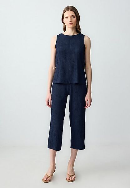 Jimmy Key Strickhose Gebreide donkerblauwe broek günstig online kaufen
