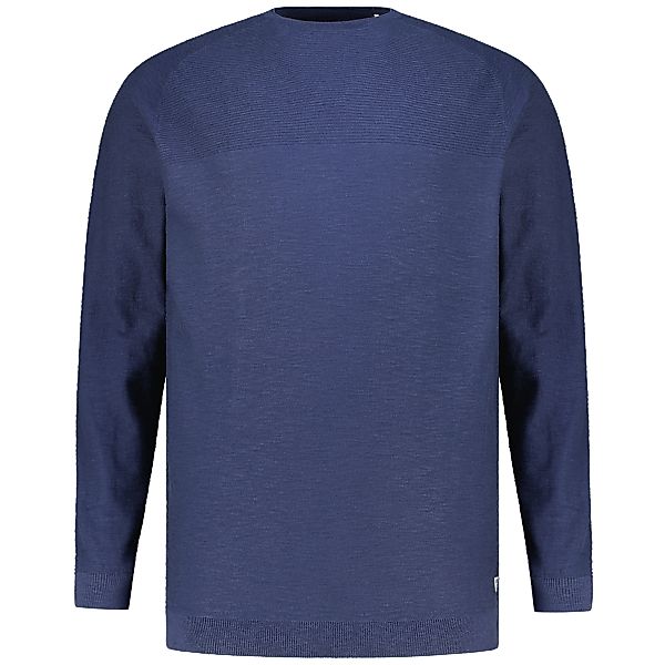 s.Oliver Strickpullover aus Baumwolle Farbe blau Größe: 3XL günstig online kaufen