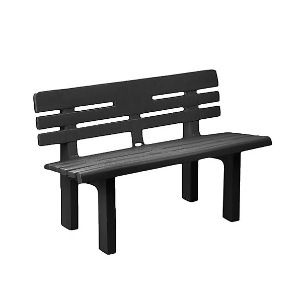 Mojawo Stabile Exclusive Parkbank KunststoffGartenbank Sitzbank 110x52x71cm günstig online kaufen