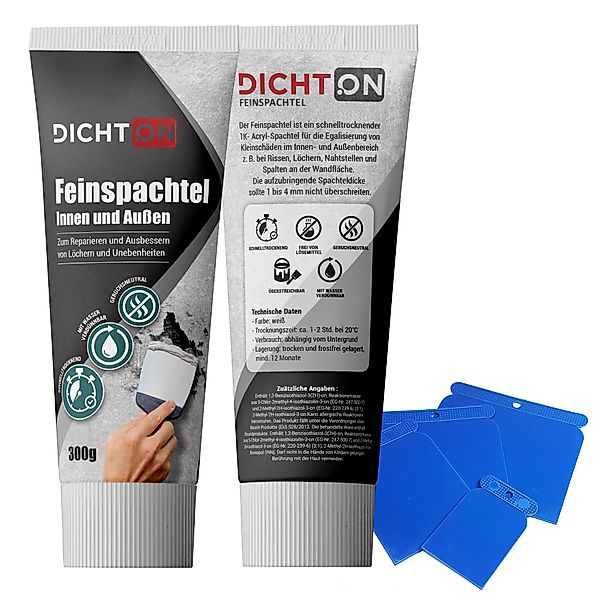 DICHTON Spachtelmasse D.60W Feinspachtel, 300g zum günstig online kaufen