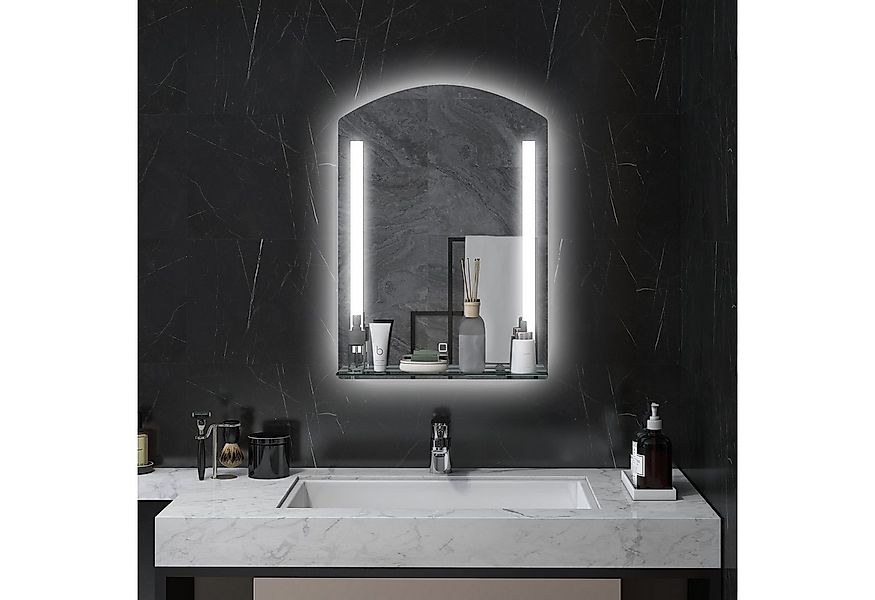 Kleankin Badspiegel mit Beleuchtung, Memory-Funktion, 3 Lichtfarben, IP44 ( günstig online kaufen