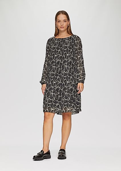 s.Oliver BLACK LABEL Minikleid Plissiertes Kleid günstig online kaufen