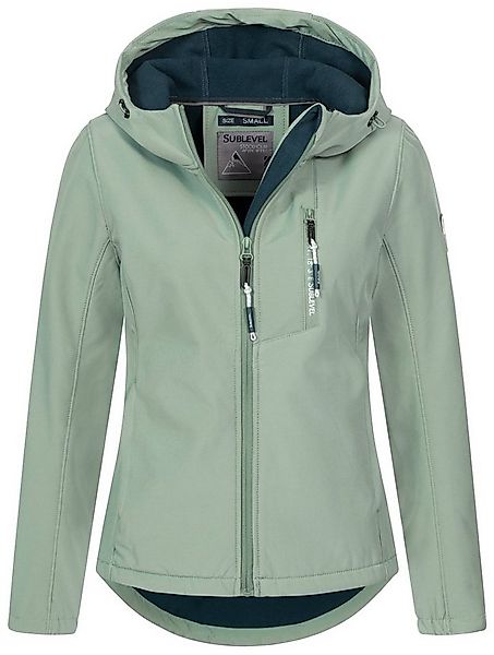 SUBLEVEL Softshelljacke Damen Herbst Jacke Softshell Jacke Outdoor Regen Üb günstig online kaufen