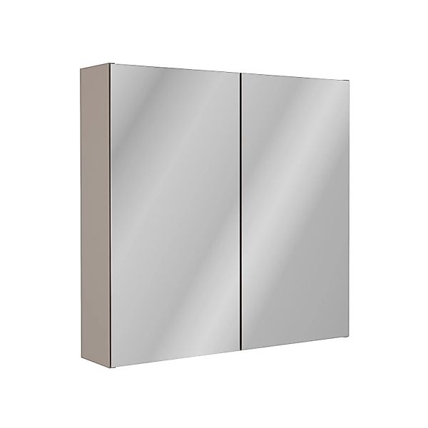 Fackelmann Spiegelschrank Compact Line 70 cm x 68 cm x 15,6 cm Kaschmir günstig online kaufen