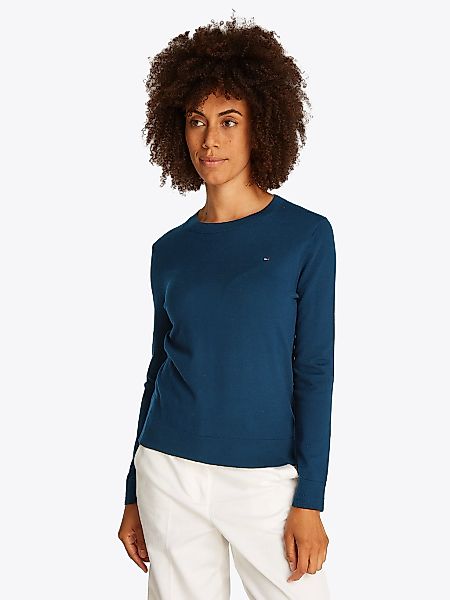 Tommy Hilfiger Rundhalspullover CO JERSEY STITCH günstig online kaufen