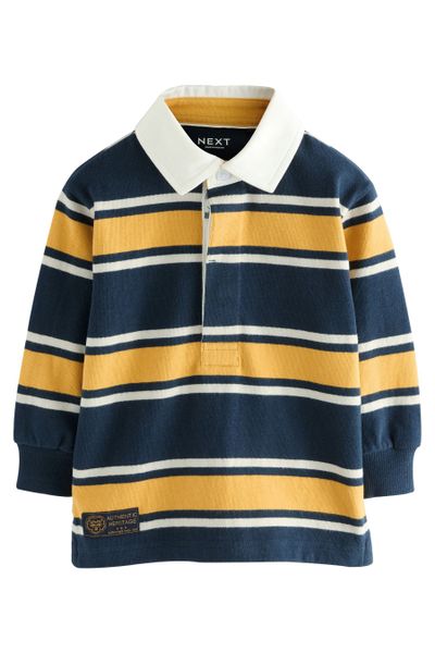 Next Langarm-Poloshirt Kurzärmeliges Rugby-Polohemd (1-tlg) günstig online kaufen