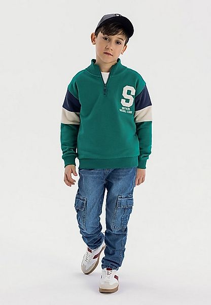 MINOTI Sweatshirt Sweatshirt mit Stehkragen (3y-14y) günstig online kaufen
