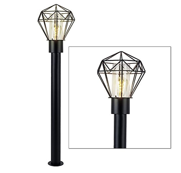 GLOBO LIGHTING Außen-Stehlampe, Leuchtmittel inklusive, Warmweiß, Außensteh günstig online kaufen