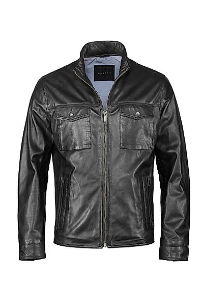 bugatti Lederjacke BUNICOLO (1-St) mit Stehkragen günstig online kaufen