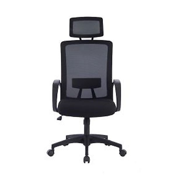 Jet-Line Ergonomischer Bürostuhl Winnipeg Mesh Schwarz Verstellbar Rückenst günstig online kaufen
