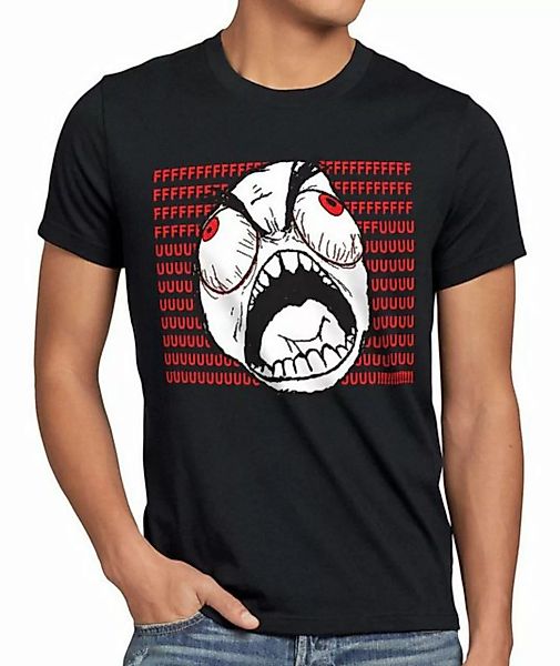 style3 Print-Shirt Herren T-Shirt Rage Trollface Comic Rageguy Facebook Mem günstig online kaufen