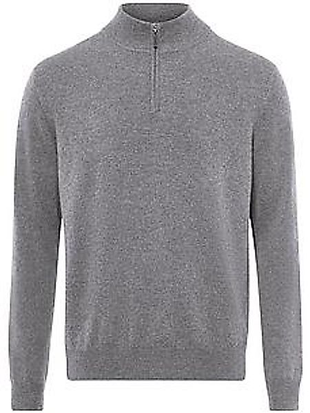 Troyer aus 100% Kaschmir Peter Hahn grau günstig online kaufen