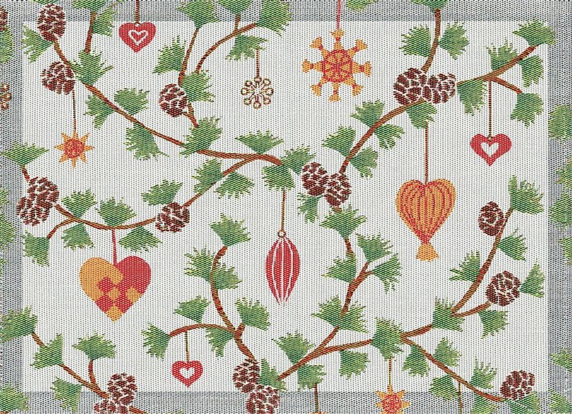 EKELUND MASTER WEAVERS 1692 Platzset Tischsets (2x Set) Julefröjd 599 35x48 günstig online kaufen