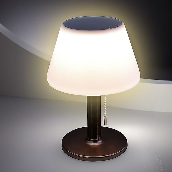 Spetebo LED Solarleuchte Solar Tischlampe warmweiß günstig online kaufen