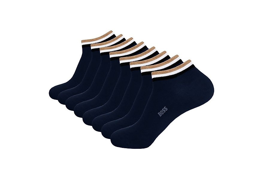 BOSS Freizeitsocken AS Uni Stripe CC (4-Paar) mit eingesticktem Markenschri günstig online kaufen