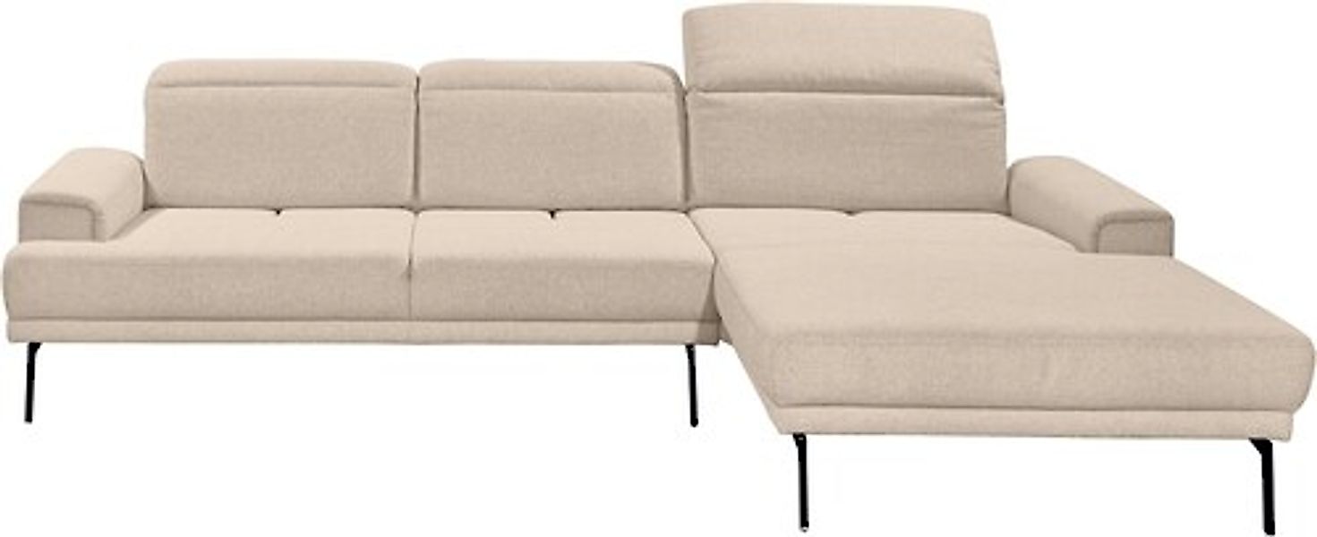 Musterring Ecksofa »MR 4580« mit Kopf- und Sitztiefenverstellung, Metallfuß günstig online kaufen