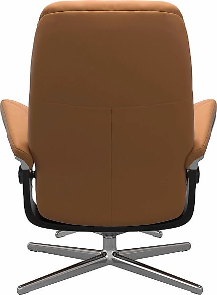 Stressless Fußhocker "Consul", mit Cross Base, Größe S, M & L, Holzakzent S günstig online kaufen