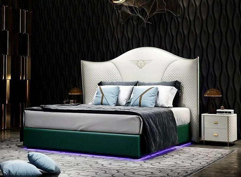 JVmoebel Bett, Klassisches Bett Barock Stil Doppel Holz Hotel Betten Schlaf günstig online kaufen
