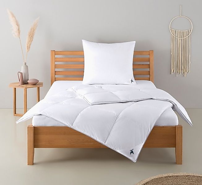 Älgdröm Daunenbettdecke + Kopfkissen »Lodiken, Bettdecke 135x200 cm, 155x22 günstig online kaufen
